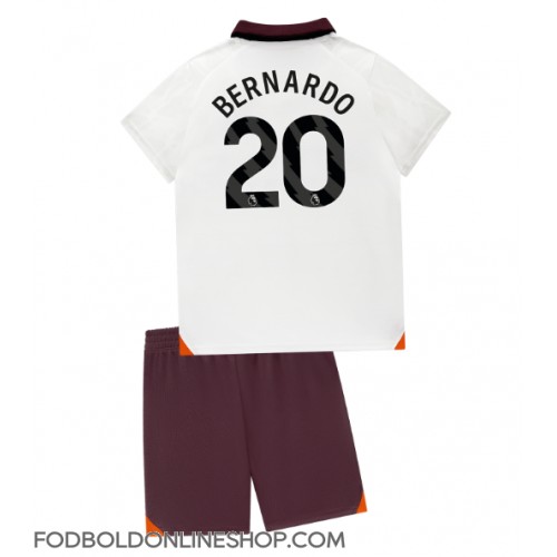 Manchester City Bernardo Silva #20 Udebane Trøje Børn 2023-24 Kortærmet (+ Korte bukser)